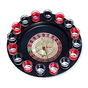 Jogo Roleta Cassino com Tabuleiro - 16 Shots 50ml