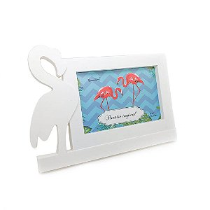 Porta-Retrato Flamingo - Branco