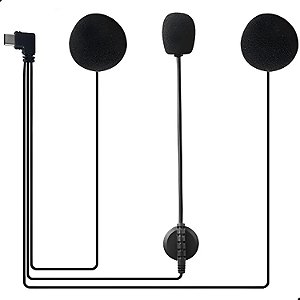 Fone + Microfone Ejeas M6 para Capacete Reposição