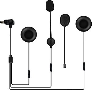 Fone + Microfone Ejeas M8h para Capacete Reposição
