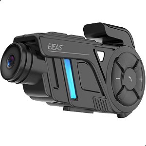 Intercomunicador Ejeas K1 PRO+ com Câmera 1000m Conecta Até 8