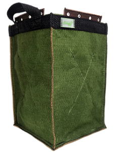 VASO DE FELTRO / 12L  LONGO com AMARRAS / 20(L)x20(P)x30(A)cm