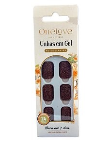 Unhas Autocolantes Decoradas Mars Glitter