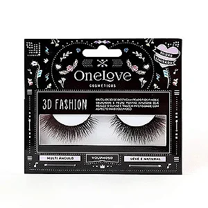 Combo Cilios 3D Fashion 2 mais Cola de 7g