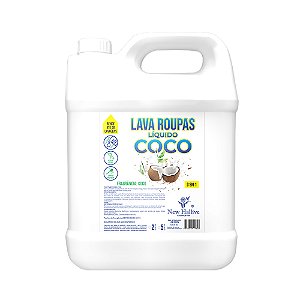 Sabão Líquido de Coco Para Roupas Concentrado New Hallive