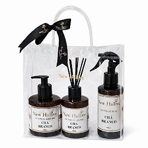 Kit Premium Chá Branco - Home Spray Sabonete e Difusor