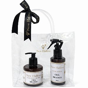 Kit Premium Chá Branco - Home Spray e Sabonete