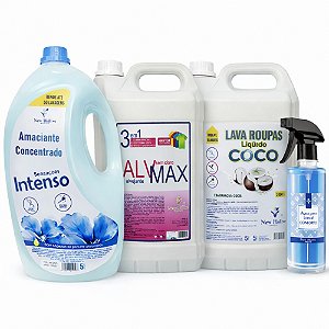 Kit Lavanderia Completo Premium New Hallive