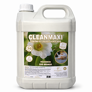 Sabonete Líquido Perolado Chá Branco 5L New Hallive Cleanmaxi