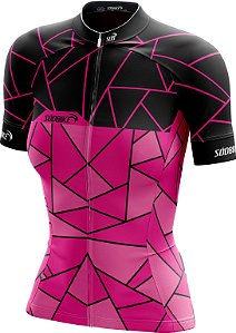 CAMISA CICLISMO FEMININA SÓDBIKE, PROTEÇÃO SOLAR 20, ZIPER FULL