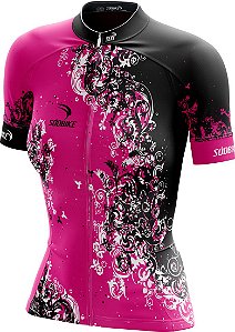 CAMISA CICLISMO FEMININA SÓDBIKE, PROTEÇÃO SOLAR 20, ZIPER FULL