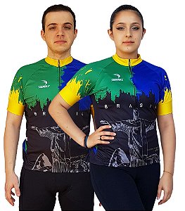 Kit Nações Casal -  2 Camisas Cicloturismo - Brasil