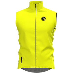 COLETE CORTA VENTO CICLISMO SÓDBIKE, 3 BOLSOS, ZIPER FULL