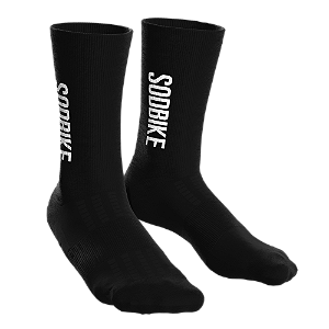 Meia Sódbike - Preta e Branca