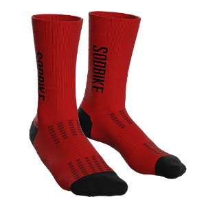 Meia Sódbike - Vermelha e Preta