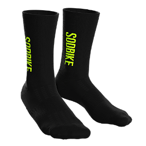 Meia Sódbike - Preta e Amarelo