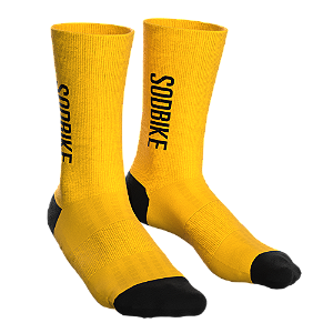 Meia Sódbike - Amarela e Preta