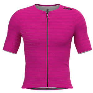 Camisa Ciclismo Elite On, Ziper full, Pink