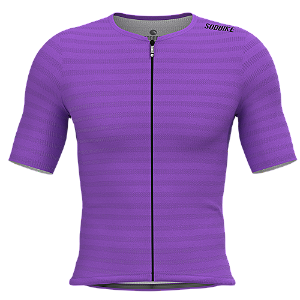 Camisa Ciclismo Elite On, Ziper full, Lilas