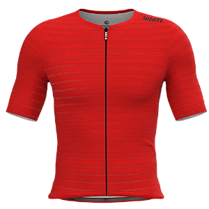 Camisa Ciclismo Elite On, Ziper full, Vermelho