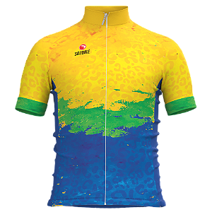 CAMISA CICLISMO INFANTIL SÓDBIKE, PROTEÇÃO SOLAR 20, ZIPER FULL, BRASIL