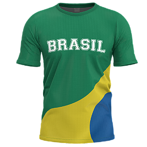 Camiseta Casual Brasil 2026 - Verde