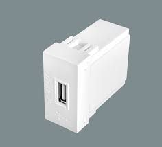 Módulo Tomada USB 5W-5V-1A Bivolt Habitat 2736 Fame