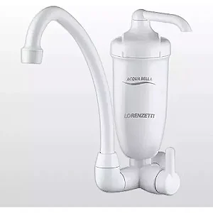 Purificador de Água c/Torneira Parede Acqua Bella Branco Lorenzetti