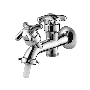 Torneira Maquina Tanque 02 Saídas Lorenzetti Fortti Cromado