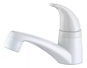 Torneira de Lavatório Branca Plástica Fortti 1194 F56 Lorezentti