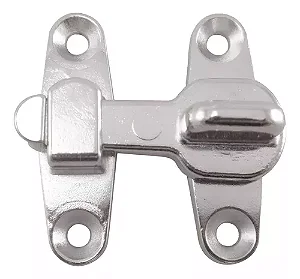 Trinco De Segurança Tranqueta Rocha Aço Banho Zinco Azul Varejo