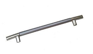 Puxador PJ Miragem Cinza Fosco 448mm 7330