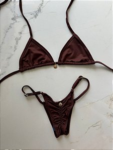 BIQUINÍ CORTININHA COM UP BUMBUM