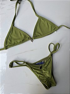 Biquíni Cortininha Up Bumbum Verde Pistache