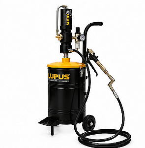 Propulsora Pneumática para Graxa 50:1 Recipiente 14kg Lupus