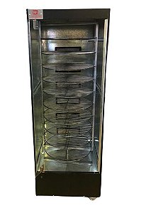 Maquina Assar Frangos e Carnes Giratória RF200G (queimadores a gás) - Black 10 Grelhas