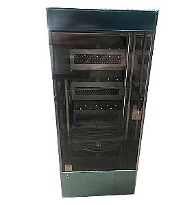 Maquina Assar Frangos e Carnes Giratória em Inox (queimadores a Carvão)