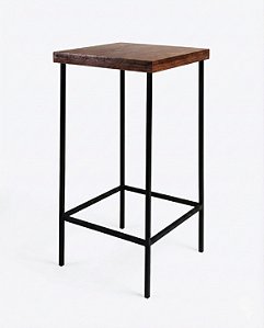 Mesa Bistrô Industrial Quadrada
