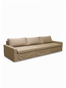 Sofá modular cáqui
