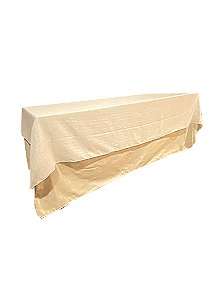 Mesa Itália Modular Linho Marfim - 200x90