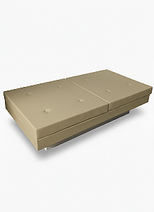 Banco Futon Retangular - Sarja Cáqui