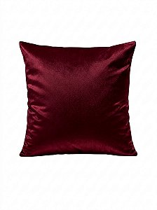Almofada 45x45cm - Veludo Marsala