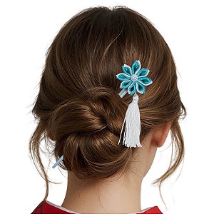 Palito japonês para cabelo - Kanzashi. Modelo Saori.