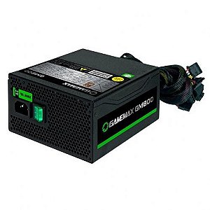 Fonte Gamer ATX 600W Semi-Modular, Gamemax, PFC Ativo, 80 Plus Bronze, GM600