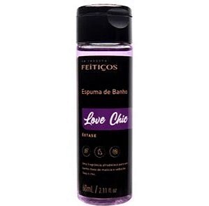 Espuma de Banho Love Chic Êxtase 60ml - Feitiços Aromáticos