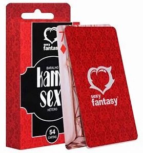 Baralho Kama Sexy Hétero com 54 cartas - Sexy Fantasy