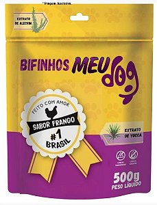 Bifinhos Meu Dog sabor Frango para cães 500gr