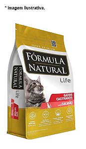 Ração Fórmula Natural Super Premium para Gatos Castrados Salmão 7kg (14x500gr)