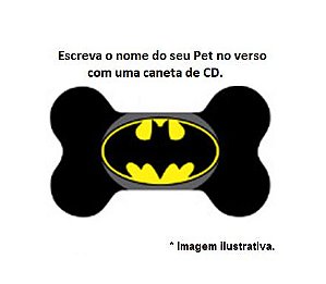 Placa de Identificação Impermeável Batman