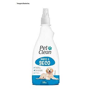 Banho A Seco Para Cães e Gatos Pet Clean 500ml